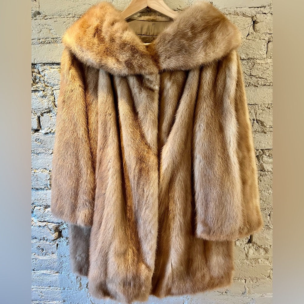 Vintage Mink Swing Jacket, Classic 1950’s